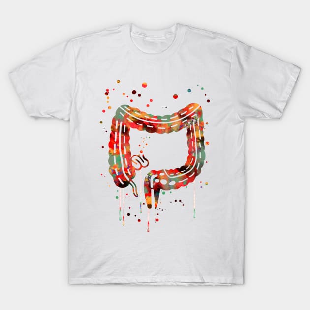 Lower gastrointestinal tract T-Shirt by RosaliArt